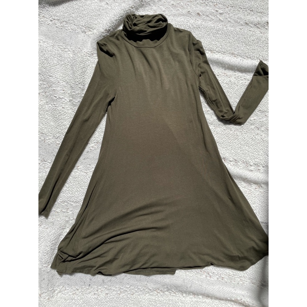 Lulu’s Olive Green Swing Dress XS